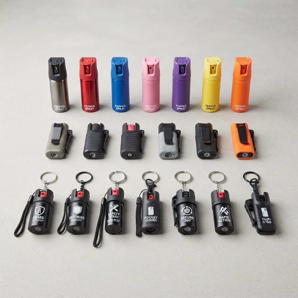 Cheetah Black Bling 1/2 oz Keychain Pepper Spray