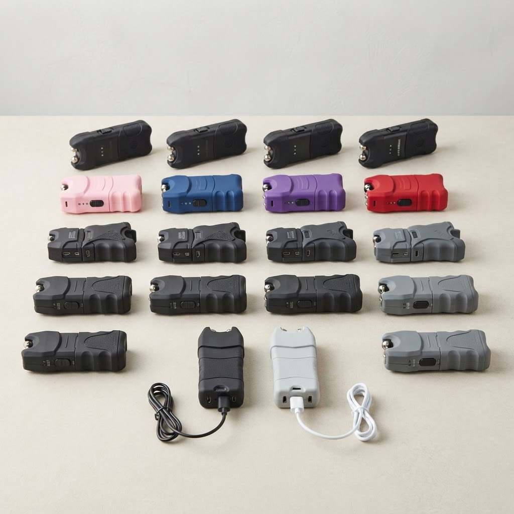 Black Max Power Stun Gun, L-100 USB Type C